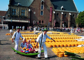 Mercado de quesos en Alkmaar