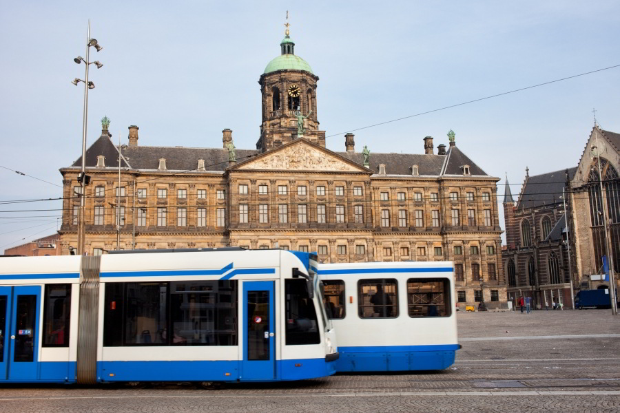 Tranvía en Ámsterdam
