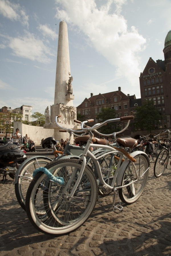 Bicicletas en la Plaza del Dam