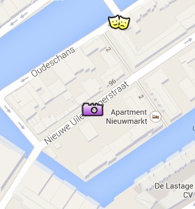 Situación de la Fábrica de diamantes Gassan en el Mapa Interactivo de Ámsterdam