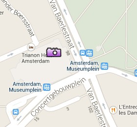 Situación de Concertgebouw en el Mapa Interactivo de Ámsterdam