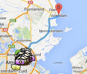 Situación de Volendam